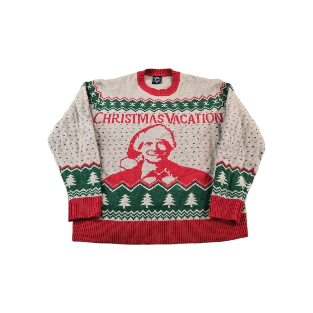 Christmas Vacation Men's Sweater National Lampoon Clark Grizwold Size XL